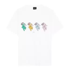 Paul Smith Bunny Repeat T-Shirt - White