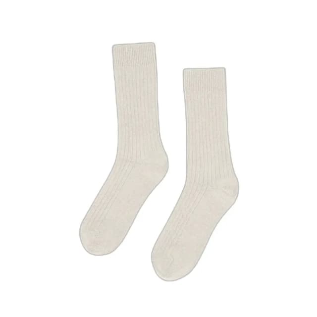 Colorful Standard Football Socks Colorful Standard Optical White Blanc Unisex 36/40