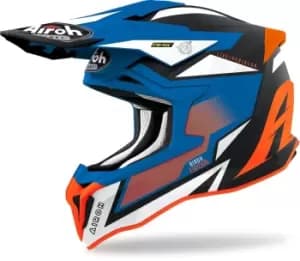 Airoh Strycker Axe Carbon Motocross Helmet, blue, Size 2XL, blue, Size 2XL