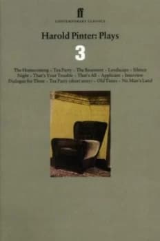 Plays Three by Harold Pinter Paperback