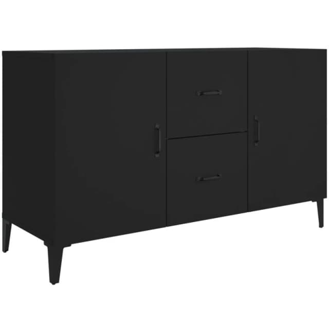 VIDAXL Sideboard Black 100x36x60cm Engineered Wood Vidaxl 8720286972816