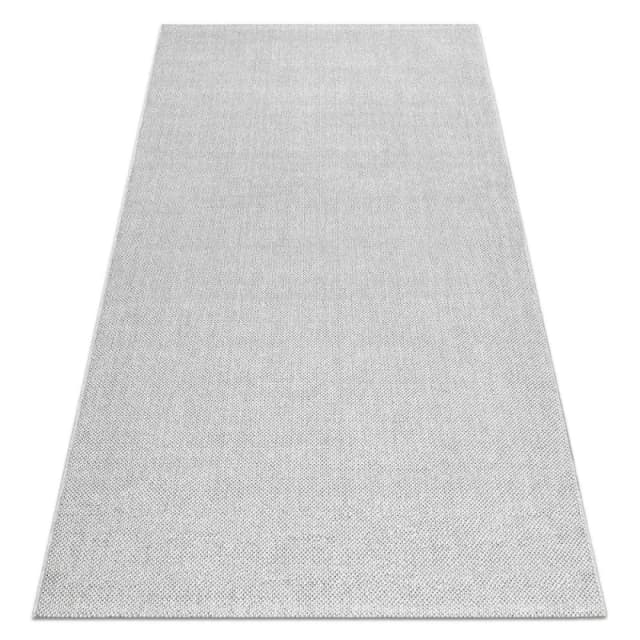 RugsX Casablanca Loom Rug in Silver Size: 80cm x 150cm Silver Unisex 80cm x 150 cm