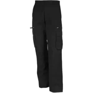 Kariban Spaso Heavy Canvas Workwear Trouser / Pants (XL) (Black) - Black