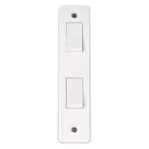 Click Mode 10AX 2 Gang 2 Way Architrave Switch CMA172