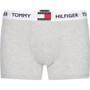 Tommy Bodywear Large Logo Trunks - Grey