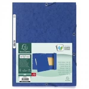 Europa 3 Flap Folders 24x32cm Bl Pack of 10