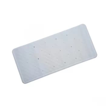 Croydex Basics Rubber Bath Mat Blue