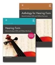 Hearing Form - Textbook and Anthology Set Musical Analysis With and Without the Score