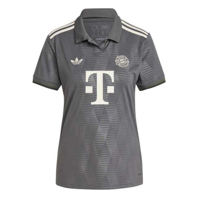 adidas Fcb Wiesn Jsy W T-Shirt Womens Grey Six female 8 (XS)
