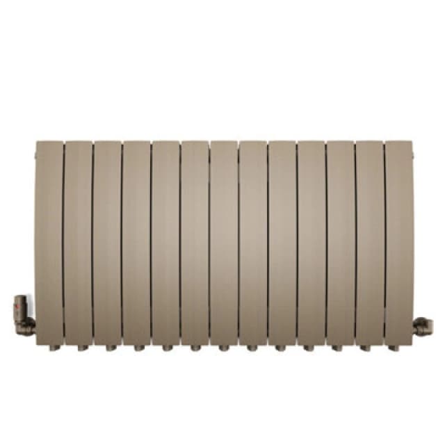 Terma Bergamo Quartz Mocha Hydronic Horizontal Designer 4995Btu Radiator, (W)1040mm X (H)590mm