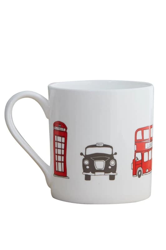 VICTORIA EggS London Skyline Fine Bone China Mug Multi unisex