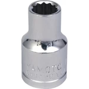 Socket Bi-hexagon 1/2" Square Drive 10MM Chrome Vanadium (12-Point)