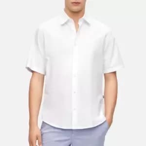 BOSS Orange Mens Rash_2 Short Sleeve Shirt - White - L