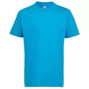 SOLS Kids Unisex Imperial Heavy Cotton Short Sleeve T-Shirt (10yrs) (Aqua)