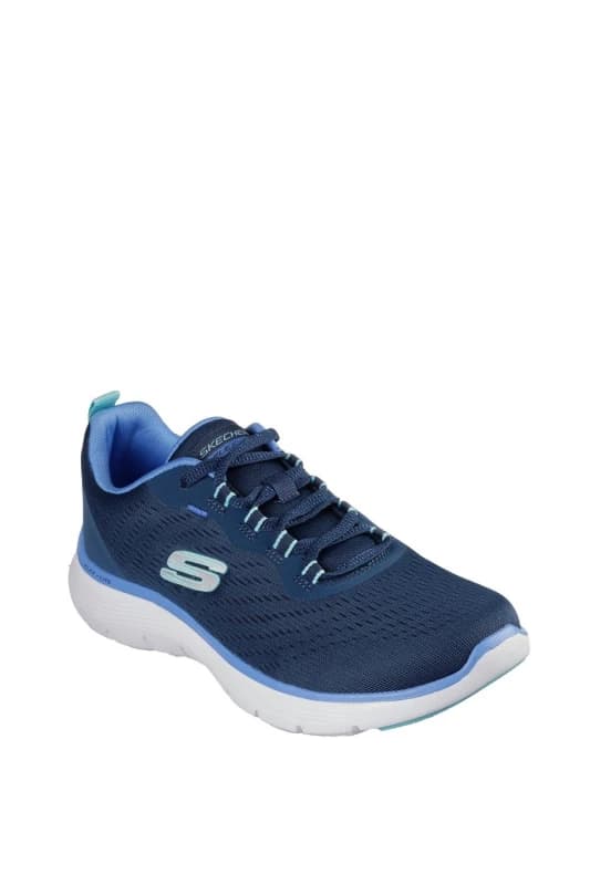 Skechers Womens Flex Appeal 5.0 Trainer in Navy Size: 5 Navy Female 5