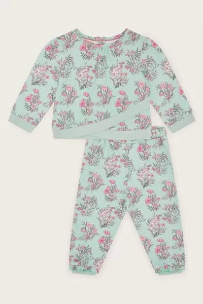 Baby Floral Sweat Top and Leggings Set