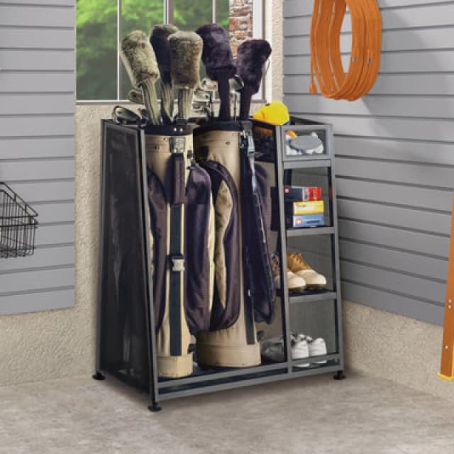 Suncast Garage Golf Organiser Rack