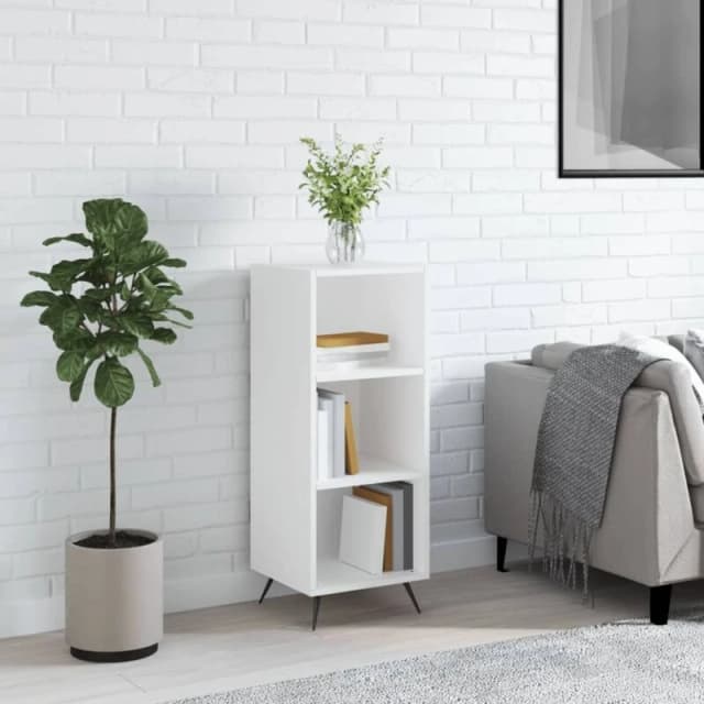 VIDAXL Shelf Cabinet White 34.5x32.5x90cm Engineered Wood Vidaxl 8720845868710