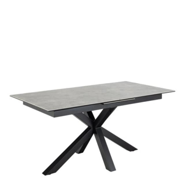 Furniture To Go Heaven Extendable Dining Table With Ceramic Grey Top (L) 210Cm Seats Up To 6