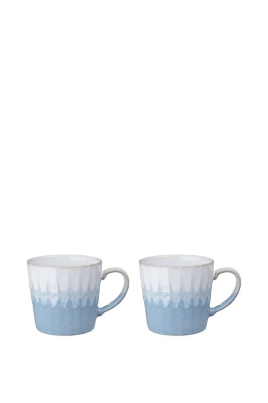 Denby Reactive Set of 2 Mugs in Blue Blue Unisex
