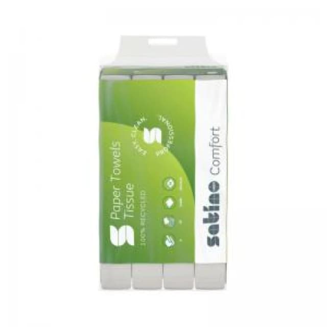 Satino Hand Towel Paper Tissues W-Fold 200x320mm 2-Ply (3000 Pack) 277340