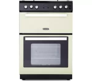 Montpellier RMC61DFC 60cm Dual Fuel Cooker - Cream & Black