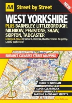 Aa Street by Street Yorkshire West Hardback