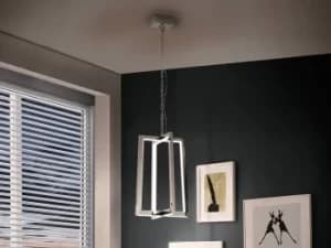 Kuma Integrated LED Crystal Modern Ceiling Pendant Steel