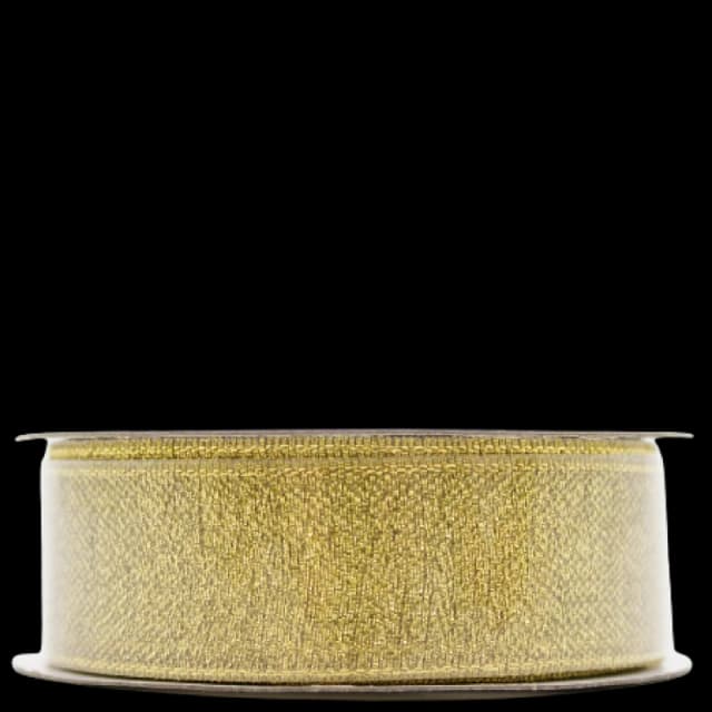 Decoris Gold Decorative Ribbon with Glitter P_GLD-483089