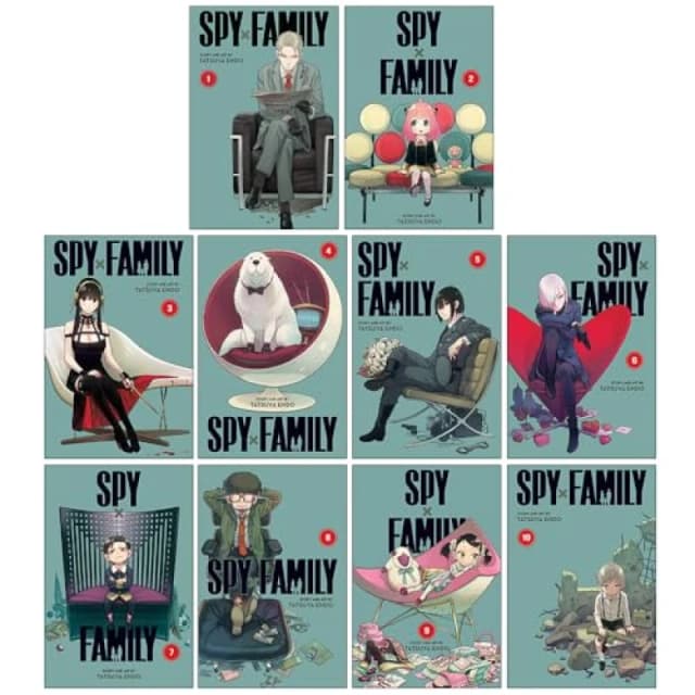 Spy x Family Volume 1-10 Books Collection Set By Tatsuya Endo Lets Buy Books Books