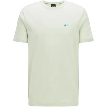 Boss Curved T Shirt - Green
