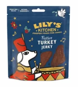 Lily's Kitchen Festive Turkey Jerky Dog Bites 70g