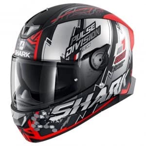 Shark Skwal 2.2 Noxxys White LED Matt Black / Red / Silver - XL