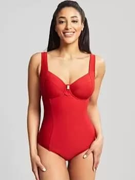 Panache Marianna Balconnet Swimsuit Crimson Red, Red, Size 38Dd, Women