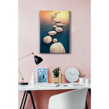 Kanvas Tablo (50 x 70) - 283 Multicolor Decorative Canvas Painting