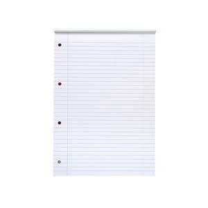 5 Star Refill Pad FSC Feint Headbound Ruled with Margin 70gsm 4 Hole Punched 80 Sheets A4 Pack 10