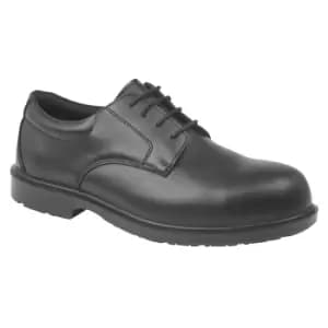 Grafters Mens Uniform Fully Composite Non-Metal Safety Brogues (3 UK) (Black)