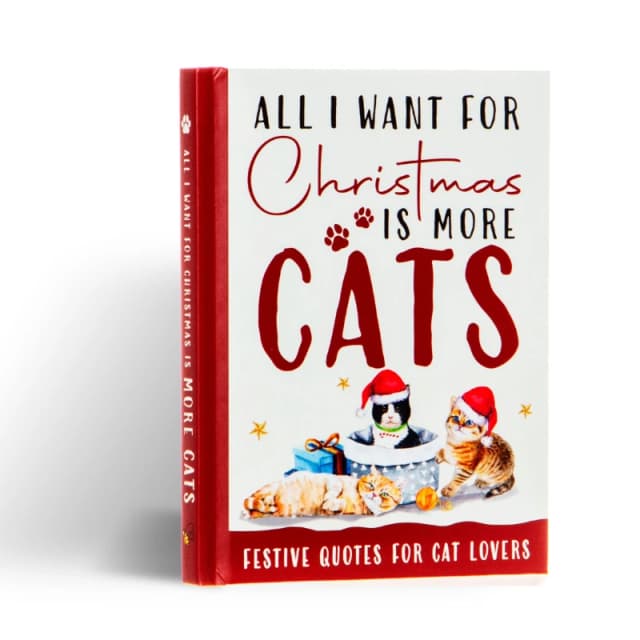 Boxer Gifts All I Want For Christmas Is More Cats Book Multi unisex One size