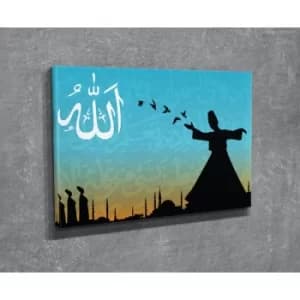 DC117 Multicolor Decorative Canvas Painting