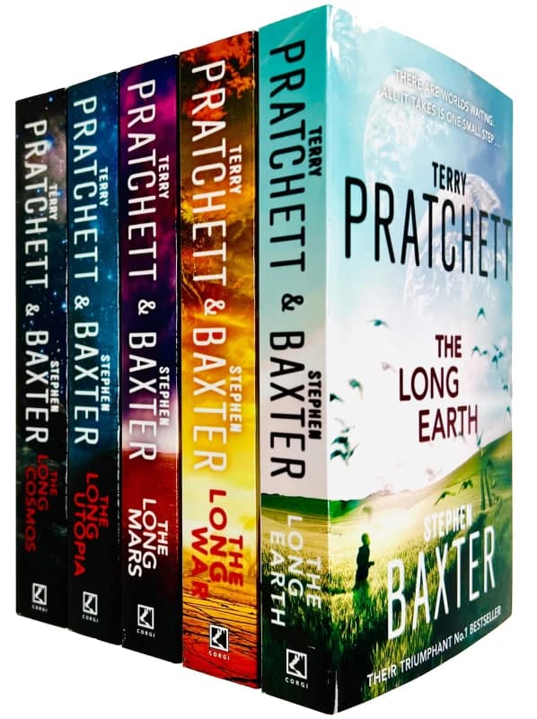 Long Earth Series Books 1-5 Collection Set by Terry Pratchett & Stephen Baxter Stephen Baxter Books