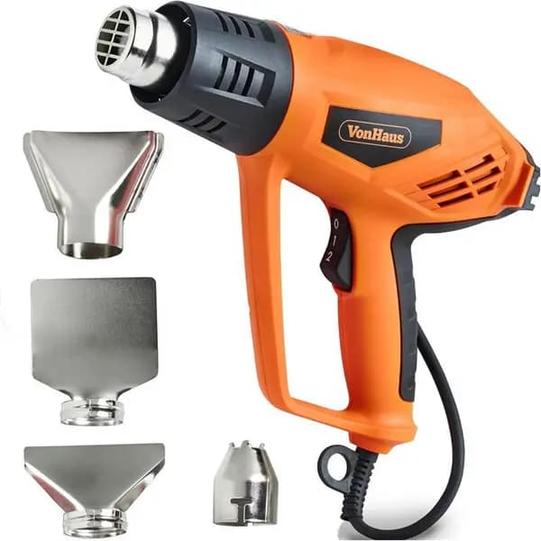 VonHaus VonHaus Heat Gun - 2000W 350c & 550c - Orange One Size