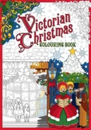 victorian christmas colouring book
