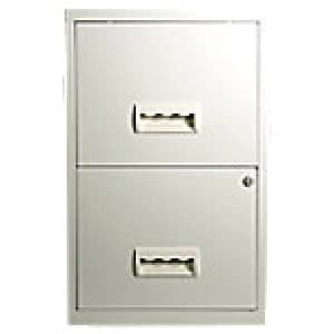Pierre Henry Filing Cabinet 2 drawer Maxi White 400 x 400 x 660 mm Steel
