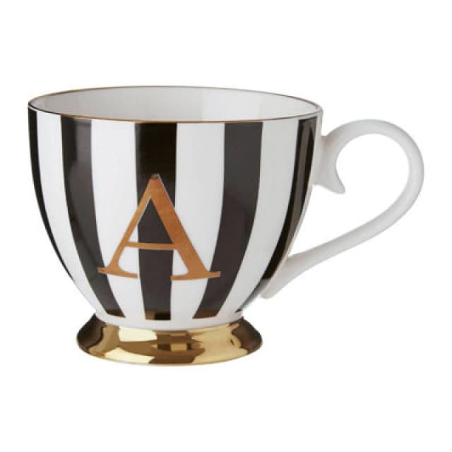 Premier Housewares Mimo Duchess Monogram Mug Black unisex