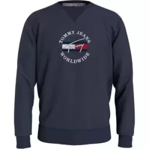 Tommy Jeans Timeless Crew Sweatshirt - Blue
