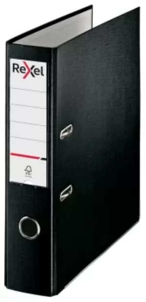 Rexel Lever Arch File Polypropylene ECO A4 75mm Black 2115715