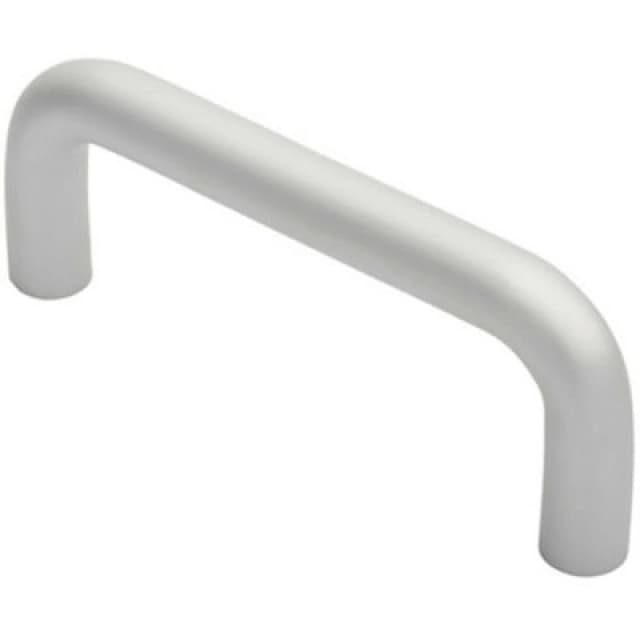 Loops Rounded D Shaped Bar Handle 150mm x 19mm Diameter Satin Anodised Aluminium Multi