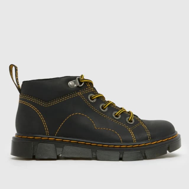 Dr. Martens Black Raffe Church Boys Junior Boots Black UK 13 (EU 32)