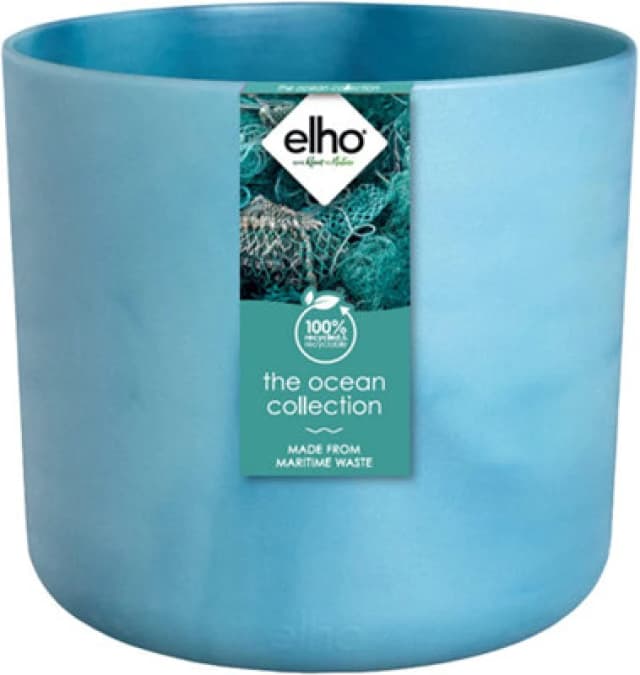 Elho ATLANTIC Blue Round INDOOR Planter 16cm NWT7489 NWT7489