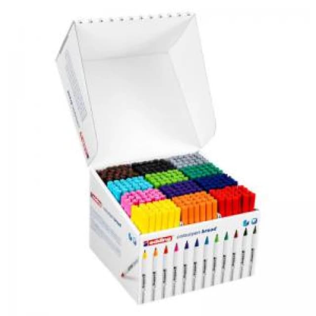 Edding edding Colour Pen Broad Assorted Colours Classpack (Pack 288) - 4-51913 4-51913